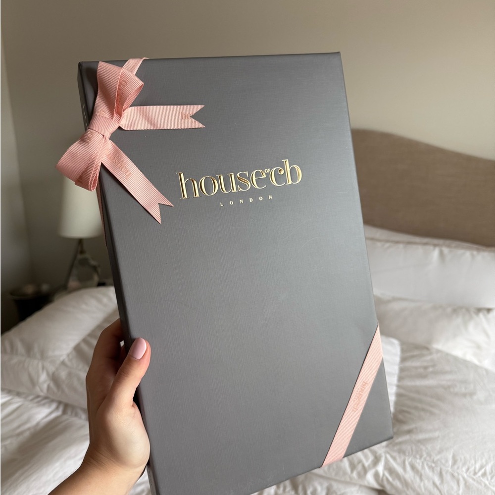 House of CB Gift Box with Pink Ribbon